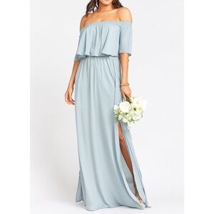 NWT SHOW ME YOUR MUMU Hacienda Maxi Dress XS Sage